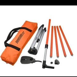 Johnson 40-6302 Adjustable Laser Mounting 11' Laser Pole With Tripod New