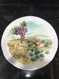 Ceramic Hand Painted Italian Plate