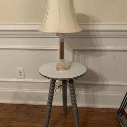 Lamp $10 and Side Table $10