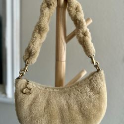 Coach Mira Shearling Shoulder Bag