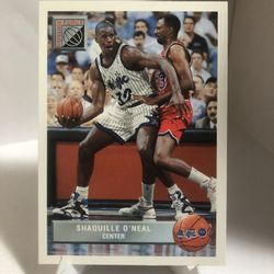1992 Upper Deck Future Force Shaquille O’Neal Orlando Magic Card #P43