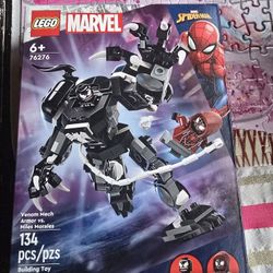 LEGO Marvel Venom Mech Armor vs. Miles Morales 76276