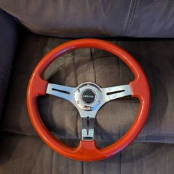 NRG Woodgrain Steering Wheel 350mm