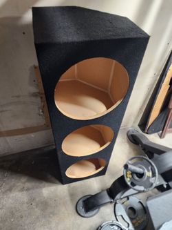 G Body Custom Three 12" Enclosed Subwoofer Sub Box