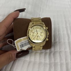 MK Gold Watch