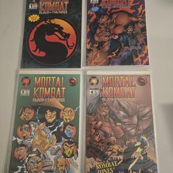 Mortal Kombat blood and thunder 1-4 comic books