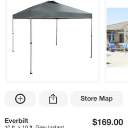 Canopy 10 X 10 Gray