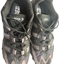 The shoes are the Adidas Hyperturf Adventure