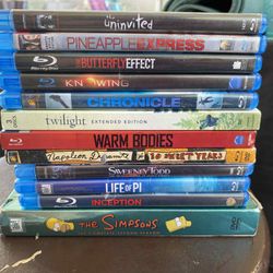 Blue Ray DVDs