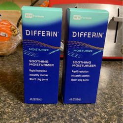 Differin Soothing Moisturizer-2 Items!($38.80+ Value)