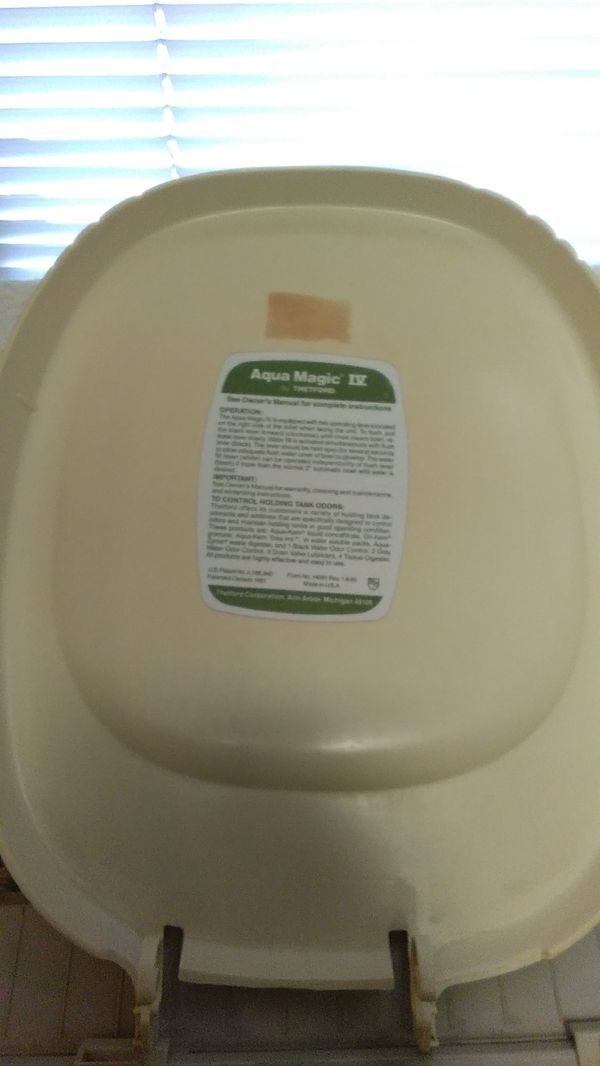 Rv toilet Thetford aqua magic IV 4 toilet seat cover only for Sale in