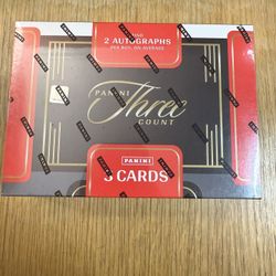 2024 Panini Three Count WWE Hobby Box (2 Autos!)