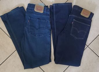 Levis Boys Regular Jeans. Size 18