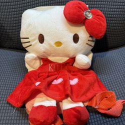 Hello Kitty Red Backpack 