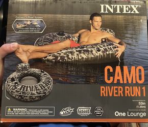 Inflatable camo raft