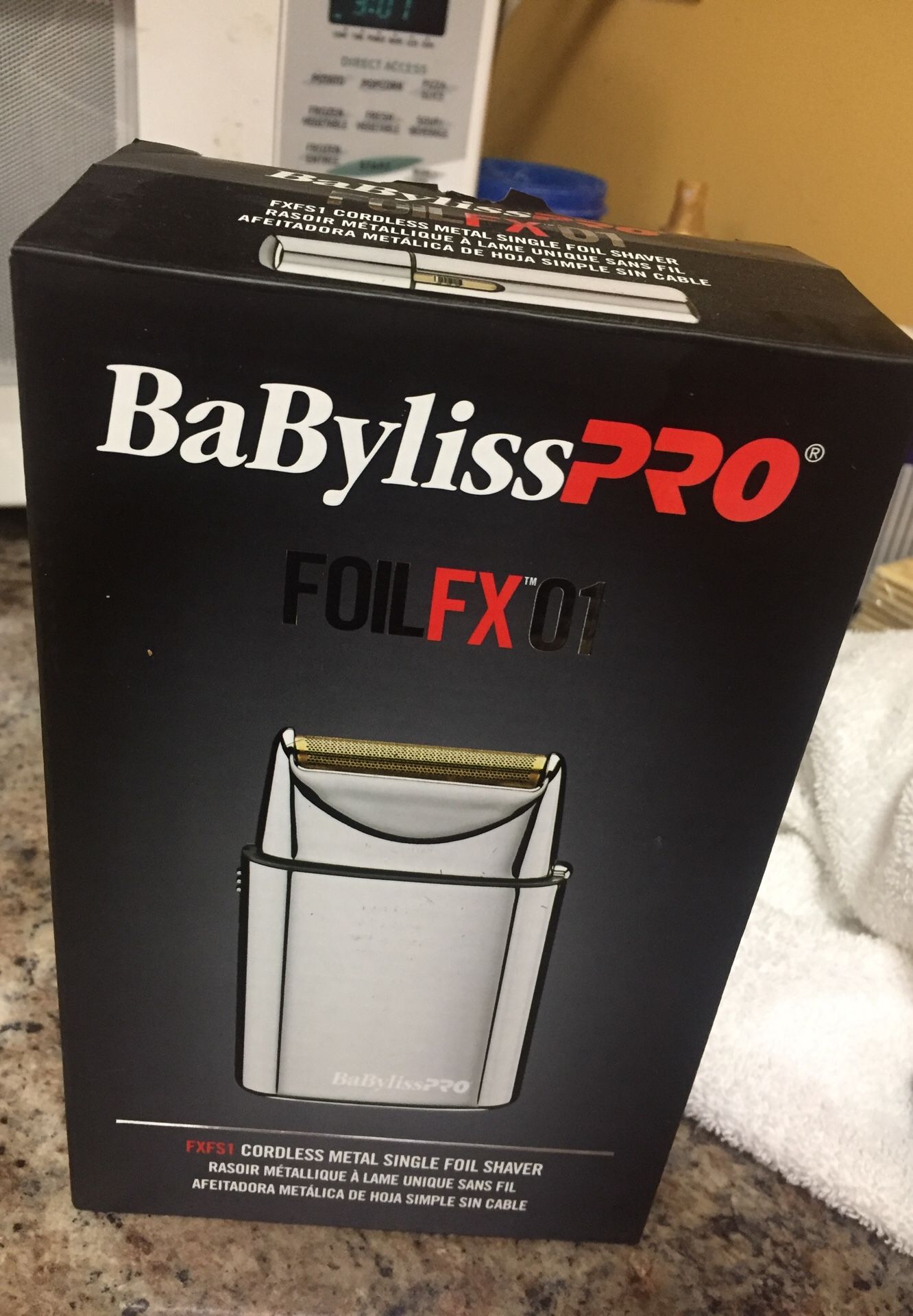 BabylissPRO Babyliss Foil FX 01 FXFS1 Cordless Metal Single Foil Shaver Barber Tools