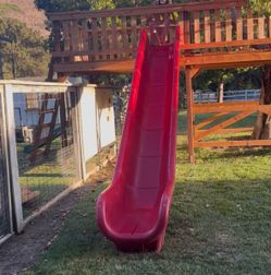 Commercial playground slides