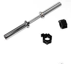 HULKFIT 2-Inch Loadable Dumbbell Handle
