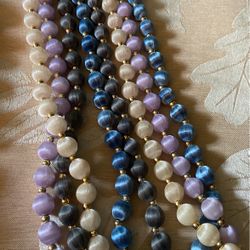 group of 9 necklaces