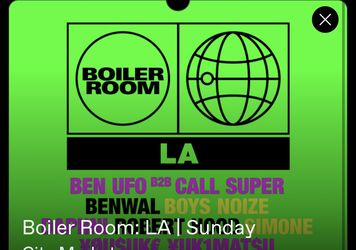 Boiler room LA