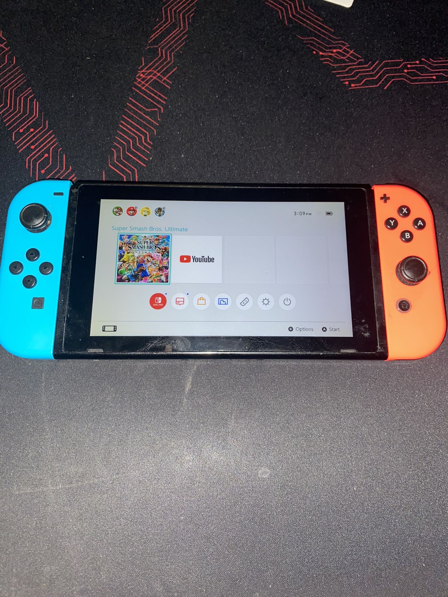 Nintendo Switch & super smash bros(with some dlcs) and a 128GB unopened