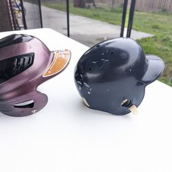 Baseball Hemets Youth used $10 each SEE PICS Rawlings & Nokona
Blue one is Nokona XL Made in USA
Black one is Rawlings Batting Helmet CFHL One size fi