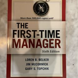 The First-Time Manager