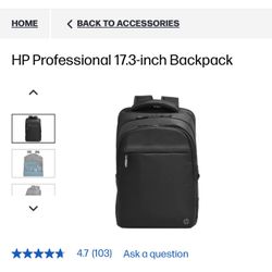 HP Professional Laptop Backpack 