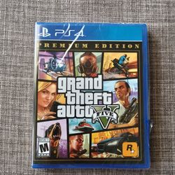Gta Grand Theft Auto 5 Ps4 PlayStation 4 Brand New Factory Sealed 
