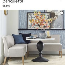 Pottery Barn Banquette
