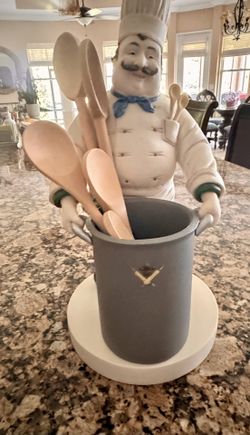 Tracy S. Flickinger French Chef/Accessories 1998 Mud Pie FLEUR DE LIS See Pics
