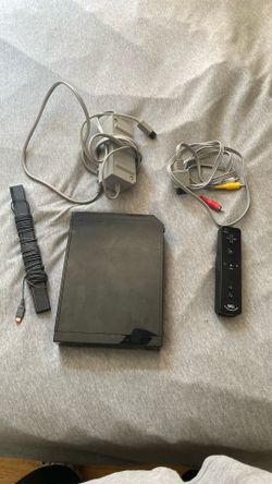 BLACK NINTENDO WII 