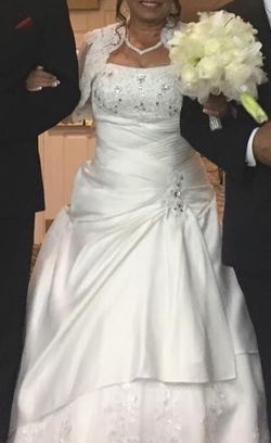 Wedding Dress size 14 white