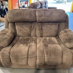 Automatic recliner & loveseat