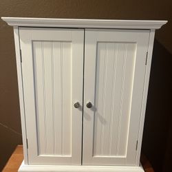 White Wooden Wall Cabinet 