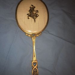 Hand mirror Golden Vintage 