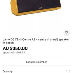 Jamo 7.2 Center Channel Speaker