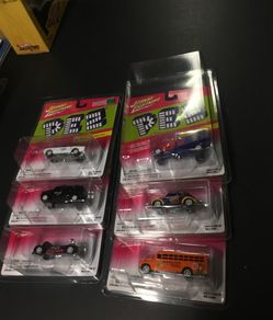 Johnny Lightning complete set PEZ White Lightnings