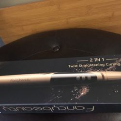 Fancy beautu twist straightening and curling iron