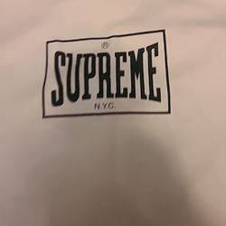 supreme pale pink t shirt size 2x brand new