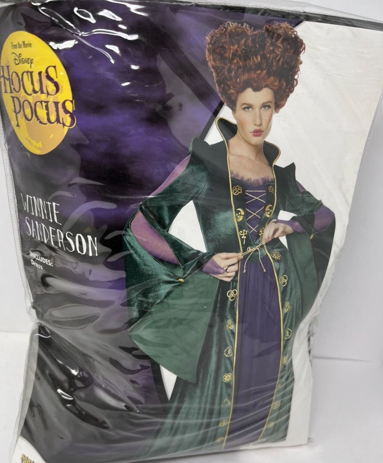 Spirit Halloween Disney Hocus Pocus  Winnie Sanderson Halloween  Witch Costume Adult Medium (New)