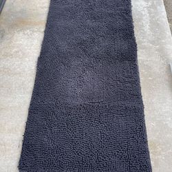 Soft Chenille Bathroom Runner Rug – 54” x 24”