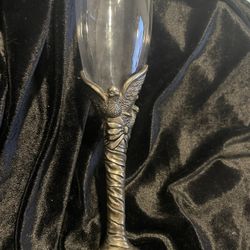International Silver 9” Silverplate Champagne Flute