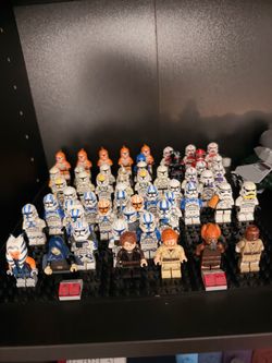 LEGO Star Wars Minifigures Lot Clone Troopers Jedi