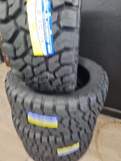 New set of tires accelera rt 35 1250 22 lt