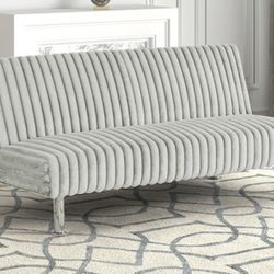 Brand New Light Grey Futon Sofa Sleeper 