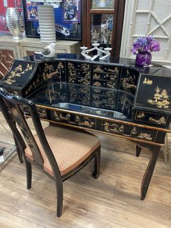 Chinese Desk And Chair 