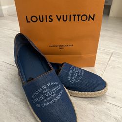 Authentic Louis Vuitton Espadrilles 41 Shoe Size
