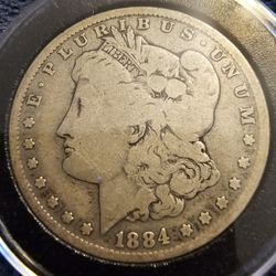 1884 Morgan Silver Dollar