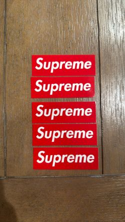 Supreme stickers